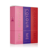 COLOUR ME Pink, Purple, Red - 50ml EDP Triple Set