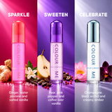 COLOUR ME Violet, Diamond, Neon Pink - 50ml EDP Triple Pack