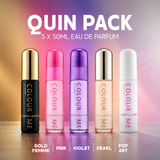 Colour Me Femme Gold/Pink/Violet/Pearl/Pop Art Eau de Parfum5-Pack5 x 50ml