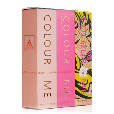 Colour Me Pearl/Pink/Pop Art Eau de Parfum Triple Pack 3 x 50