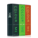 Colour Me Dark Green/Volt/Amber Eau de Parfum Triple Pack 3 x 50