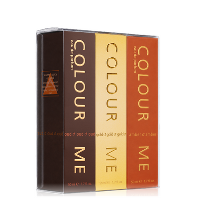 COLOUR ME Oud, Homme Gold, Amber - 50ml Triple Pack EDP
