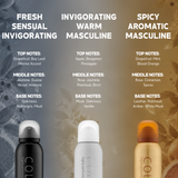 COLOUR ME Black, White, Gold Homme Body Spray - 150ml Triple Pack EDP