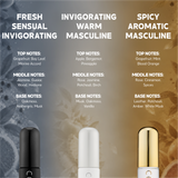 COLOUR ME White, Gold Homme, Black - 50ml Triple Set EDP