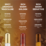 COLOUR ME Oud, Homme Gold, Amber - 50ml Triple Pack EDP