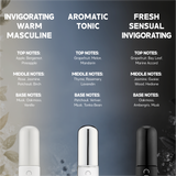 COLOUR ME White, Silver, Black - 50ml EDP Triple Pack