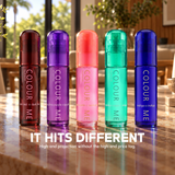 Colour Me Dark Red, Purple, Neon Pink, Aqua, Indigo - 50ml Quin Pack