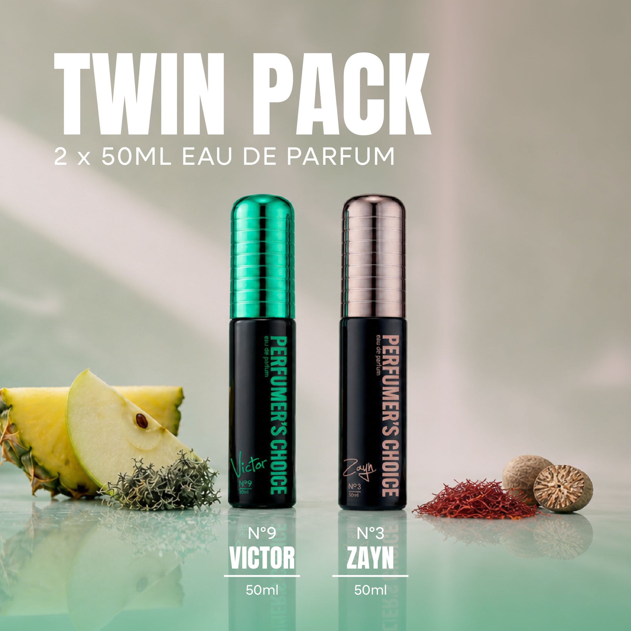Perfumer's Choice No 9 Victor, No 3 Zayn 50ml