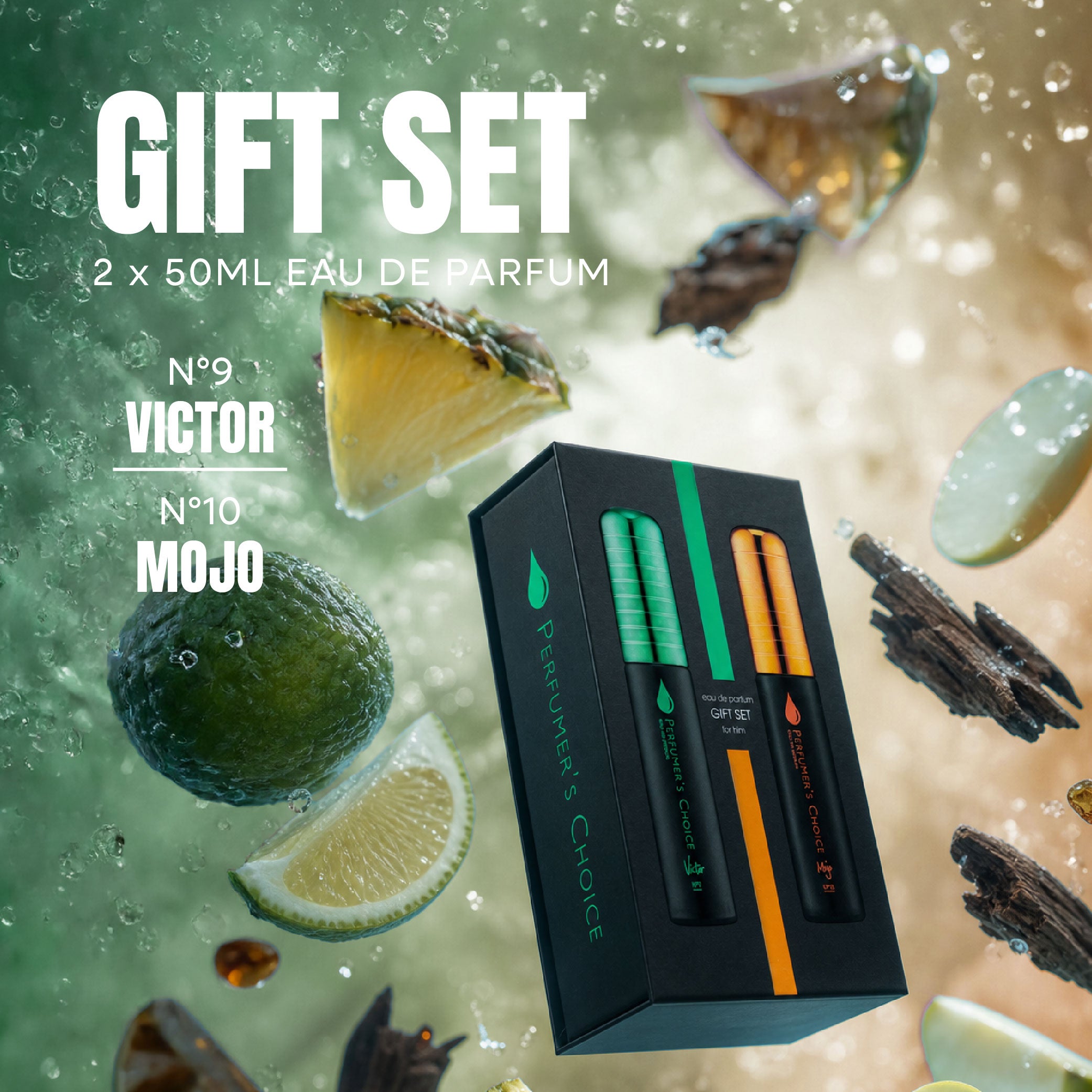 Perfumer's Choice No 9 Victor, No 10 Mojo 50ml