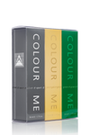 COLOUR ME Silver Sport, Gold Homme, Green - 50ml Triple Set EDP