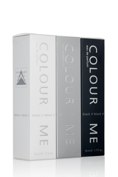 COLOUR ME White, Silver, Black - 50ml EDP Triple Pack